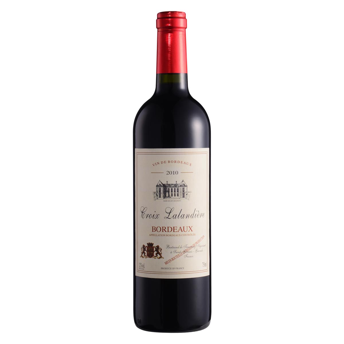 法国波尔多珍藏干红葡萄酒750ml