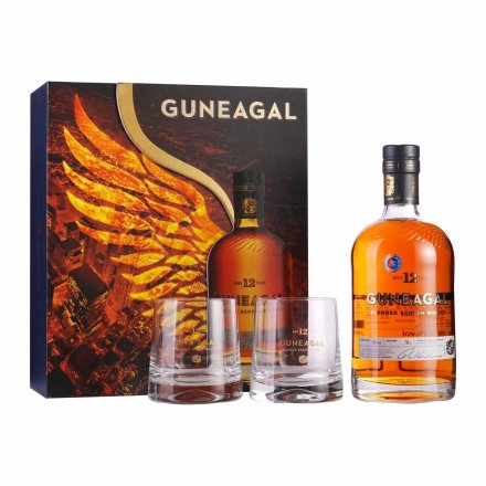 40°英国鹰勇GUNEAGAL 12年威士忌2013款礼盒700ml（双杯）