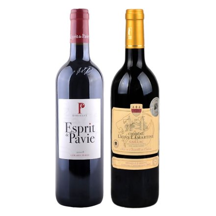 法国帕米世家干红葡萄酒+法国拉玛特雄狮堡干红葡萄酒2009