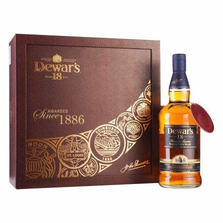 40°英国帝王18年混合苏格兰威士忌礼盒装750ml