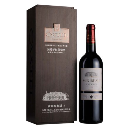 法国CASTEL洣瑞波尔多干红葡萄酒