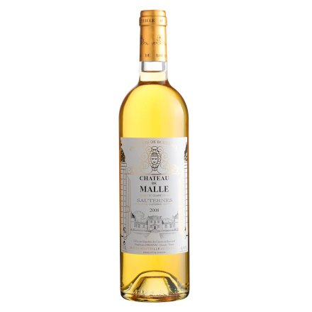 法国2008马勒酒庄甜白贵腐葡萄酒750ml