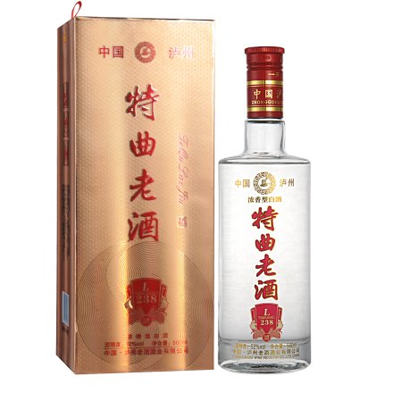 52°中国·泸州老酒浓香型特曲老酒（L238）500ml