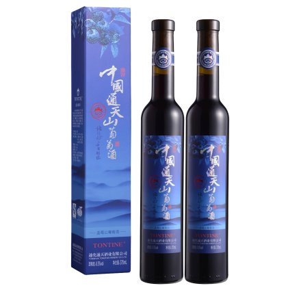 8.5°中国通天国信山葡萄酒（蓝莓）375ml（双瓶装）