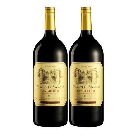 法国菲利普萨特红葡萄酒1500ml(双瓶装)