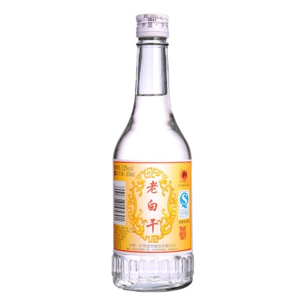 52°泸州普通老白干酒450ml（6瓶装）