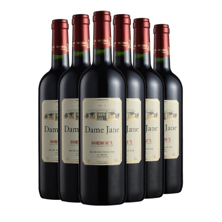 法国杜隆波尔多产区圣母简古堡干红葡萄酒2011 750ml（6瓶装）