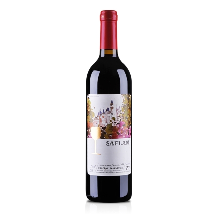 法国西夫拉姆油画20年干红葡萄酒750ml