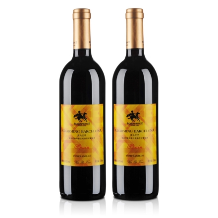 西班牙罗马王子情迷巴萨田普兰尼洛干红葡萄酒750ml（双瓶装）