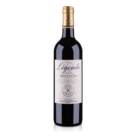 【清仓】法国拉菲传奇 2013 波尔多法定产区红葡萄酒750ml