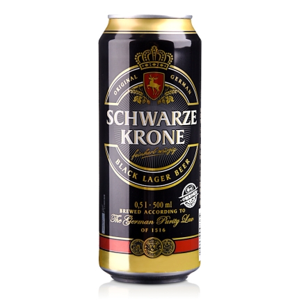 德国施瓦皇冠黑啤酒500ml