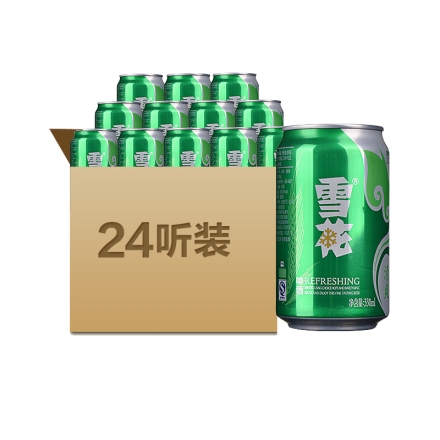 雪花啤酒清爽330ml （24瓶装）