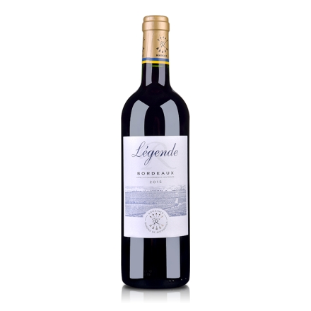 法国红酒法国拉菲传奇波尔多2015红葡萄酒750ml