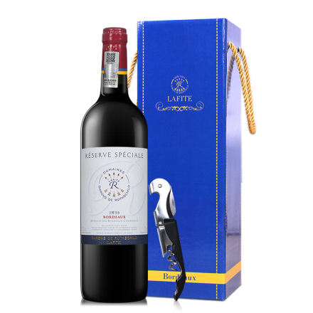 法国拉菲特藏波尔多干红葡萄酒 750ml单支礼盒(ASC正品行货)