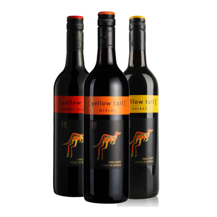 澳大利亚原装进口红酒 黄尾袋鼠西拉/梅洛/加本力苏维翁葡萄酒