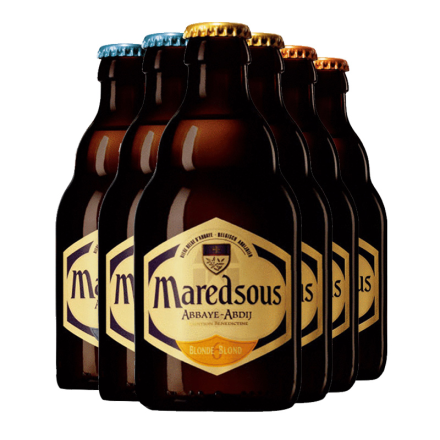 比利时进口 Maredsous马杜斯马里斯6号8号10号修道院啤酒330ml*6