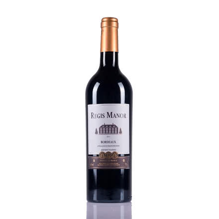 法国原瓶原装进口瑞吉斯波尔多干红葡萄酒750ml