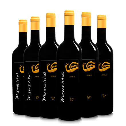 西班牙MAMERTUS云图干红葡萄酒黄色款海歌娜红酒原瓶进口6瓶装