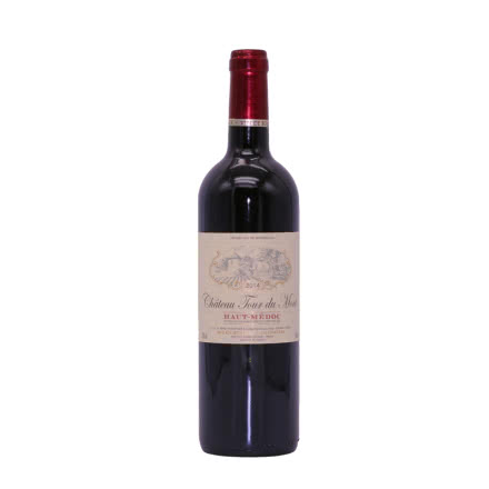 法国红酒（原瓶进口）波尔多上梅多克产区AOC梦特城堡干红葡萄酒750ml