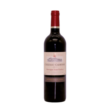 法国红酒（原瓶进口）波尔多圣爱美隆产区AOC嘉迪尼城堡干红葡萄酒750ml