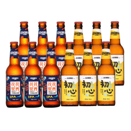 精酿啤酒龙精酿啤酒德国原料进口啤酒小麦皮尔森原浆啤酒组合12瓶 美式艾尔6瓶+捷克皮尔森6