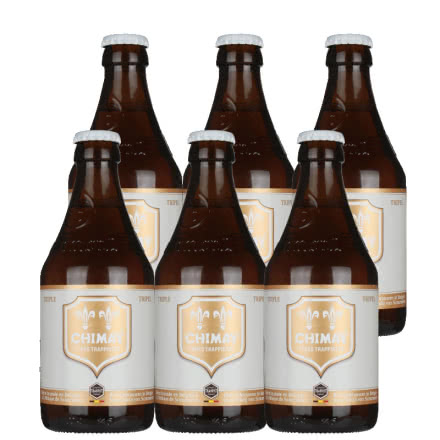 比利时进口啤酒智美白帽修道院精酿啤酒330ml（6瓶装）