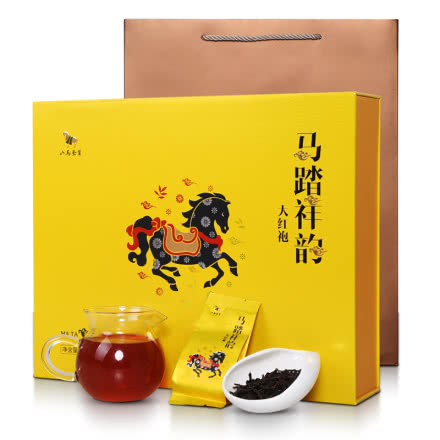 八马茶叶 原产武夷岩茶大红袍 乌龙茶礼盒装茶叶480克