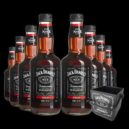 5°杰克丹尼威士忌预调酒可乐味330ml（8瓶）