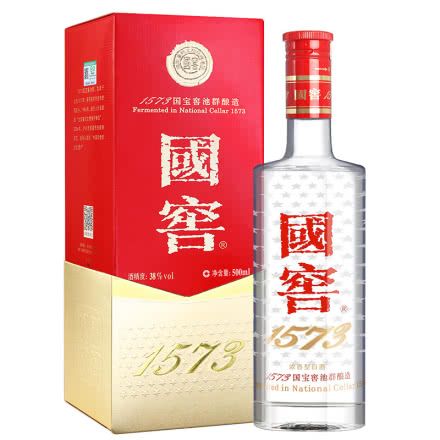 38°泸州老窖国窖1573浓香型白酒礼盒装酒水500ml