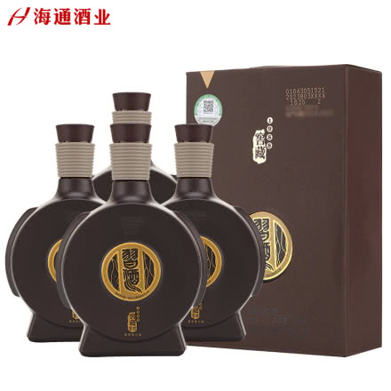 53°贵州习酒窖藏1988雅致版500ml*4瓶