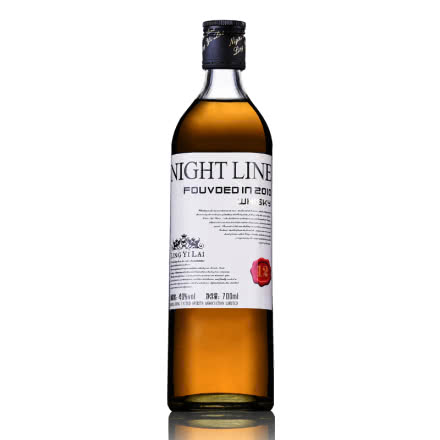 nightline/夜线 威士忌洋酒烈酒鸡尾酒基酒 700mL送洋酒杯