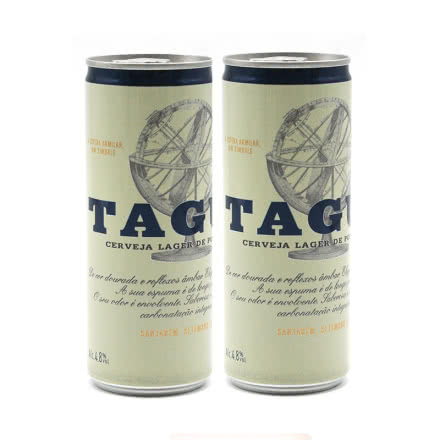 泰谷（TAGUS）欧洲原装进口啤酒 烈性啤酒 黄啤 黄牌250ml*4.8%vol两瓶装）