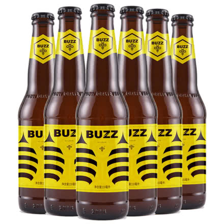 中国好精酿 国产蜂狂桂花蜂蜜艾尔啤酒BUZZ 330ml*6