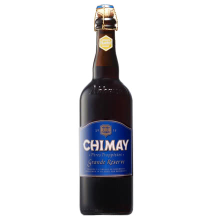 进口啤酒 比利时原瓶智美蓝帽啤酒 修道院黑啤 750ml