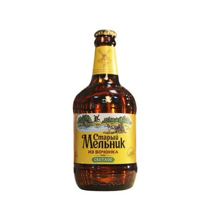 俄罗斯进口老米勒啤酒精酿黄啤酒玻璃瓶装深色烈性450ml*6瓶