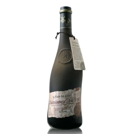 法国红酒原瓶进口红酒教皇新堡芙华干红葡萄酒单支装750ml
