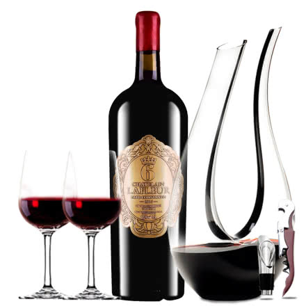 拉斐教皇6号干红葡萄酒 法国进口红酒 单支装1.5L