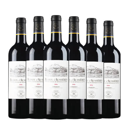法国拉菲原瓶进口红酒奥希耶徽纹干红葡萄酒整箱红酒750ml（6瓶装）