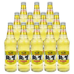 燕京啤酒 8度冰啤纯生 518ml(12瓶装)