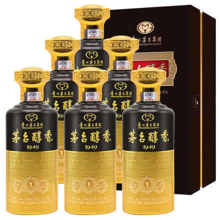 53°贵州茅台酒厂集团技术开发公司 茅台醇香1949柔和酱香型白酒 500ml（6瓶）