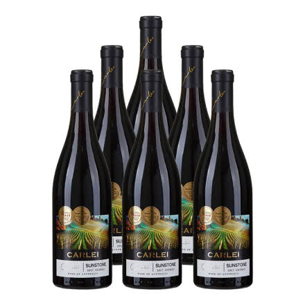 澳洲红酒 卡利-SUNSTONE系列西拉干红葡萄酒750ml*6（整箱）