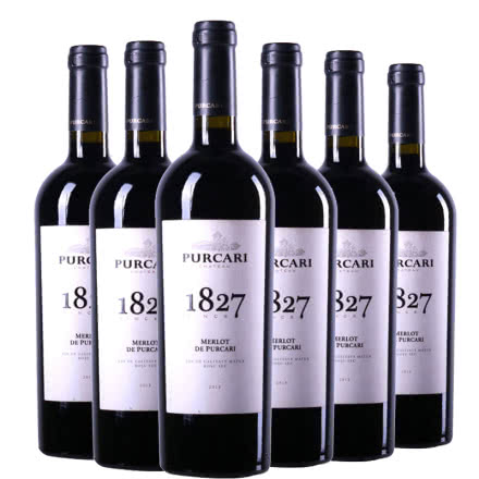 摩尔多瓦原瓶进口红酒普嘉利(PURCARI)1827梅洛干红葡萄酒750ml(6瓶装)整箱