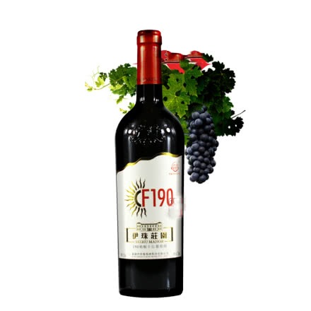 新疆伊珠庄园F190精酿干红葡萄酒13度750ml 6瓶整箱