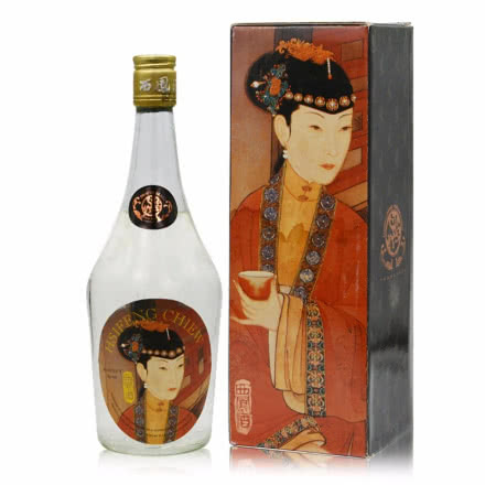 【老酒特卖】90年代45°美女侍女西凤酒出口版750ml单瓶