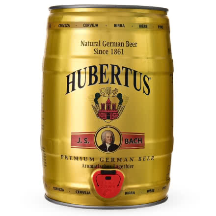 狩猎神(HUBERTUS)德国原装进口拉格啤酒桶装5L