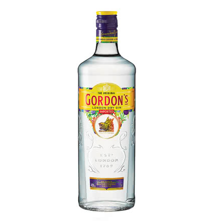 43°哥顿（Gordon’s）特选干味伦敦金酒 750ml