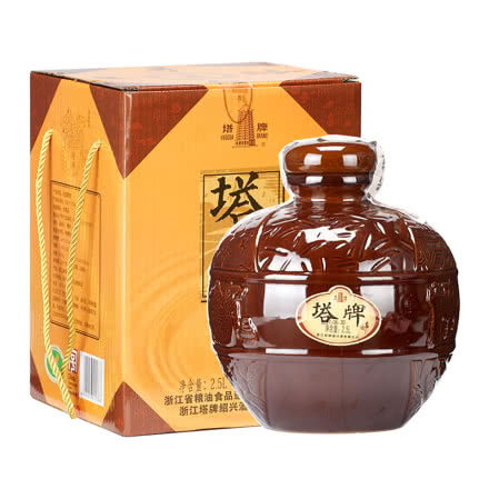 塔牌黄酒香雪酒2.5L坛装礼盒手工糯米花雕酒甜型月子黄酒绍兴特产