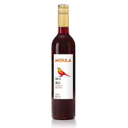 慕拉(MOULA)甜红葡萄酒自酿葡萄酒甜型冰红甜酒女士冰酒红酒果酒500ml