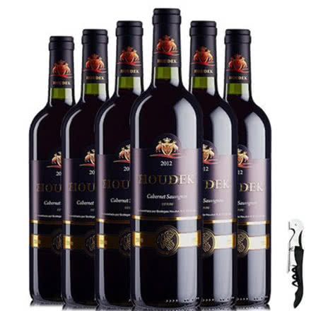 西班牙原瓶原装进口红酒 DO级法定产区赤霞珠干红葡萄酒750ml*6瓶