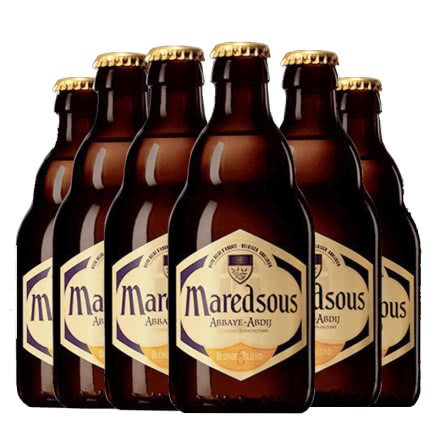 比利时进口马里斯6度精酿啤酒 330ml（6瓶装）